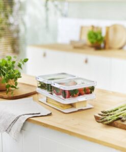 Alternative view of Rotho Cauma Set Koelkastorganizer 2.6L + 2x1.2L Transprant