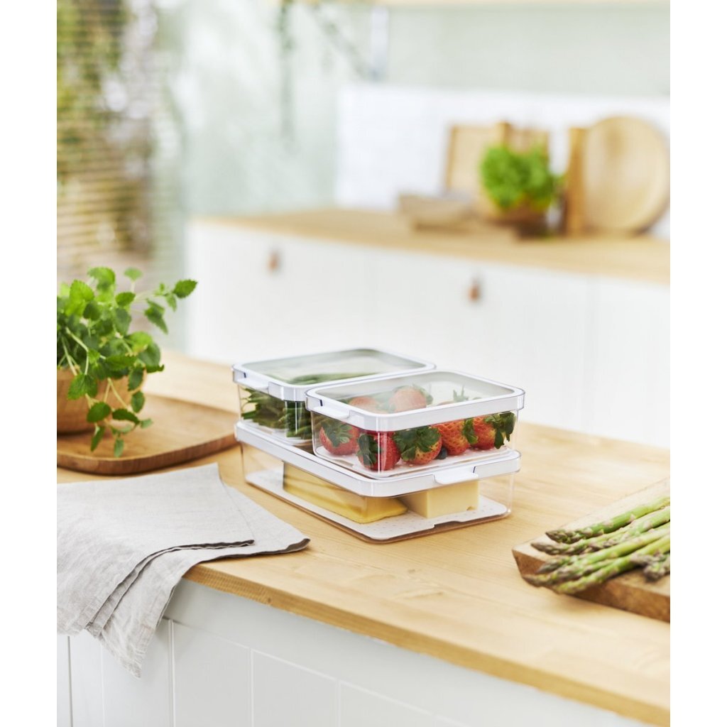 Rotho Cauma Set Koelkastorganizer 2.6L + 2x1.2L Transprant - Image 2