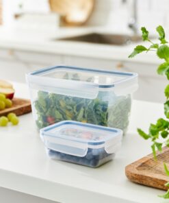 Alternative view of Rotho Clic & Lock Koelkast Bewaardoos 0.5L Horizon Blauw/Transparant