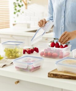 Alternative view of Rotho Clic & Lock Koelkast Bewaardoos 1.5L Horizon Blauw/Transparant