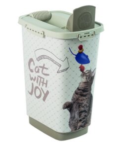 Alternative view of Rotho Cody Cat Pet Food Container 25L Cappuccino/Zand