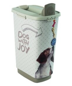 Alternative view of Rotho Cody Dog Pet Food Container 50L Cappuccino/Zand
