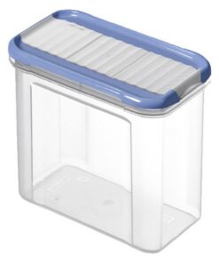 Rotho Domino Bewaar-Strooidoos 1L Horizon Blauw/Transparant