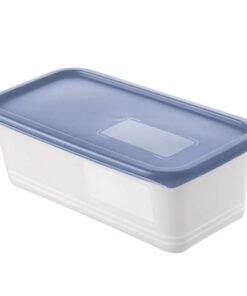 Rotho Domino Diepvriesdozen Etiket Decor 3x1.2L Horizon Blauw/Wit