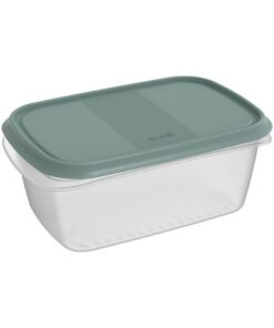 Rotho ELEMENTS Koelkast Bewaardoos 11.2x7.8x13.2 cm 2L Mistletoe Groen/Transparant