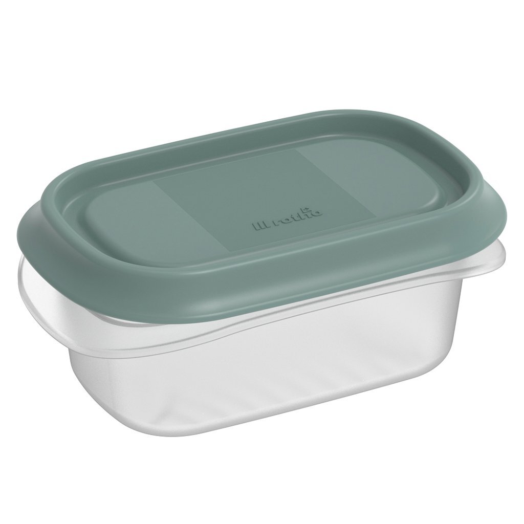 Rotho ELEMENTS Koelkast Bewaardoos 12x8x5 cm 0.2L Mistletoe Groen/Transparant