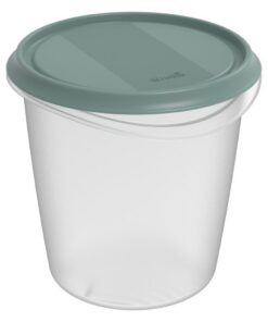 Rotho ELEMENTS Koelkast Bewaardoos Rond 1.5L Mistletoe Groen/Transparant