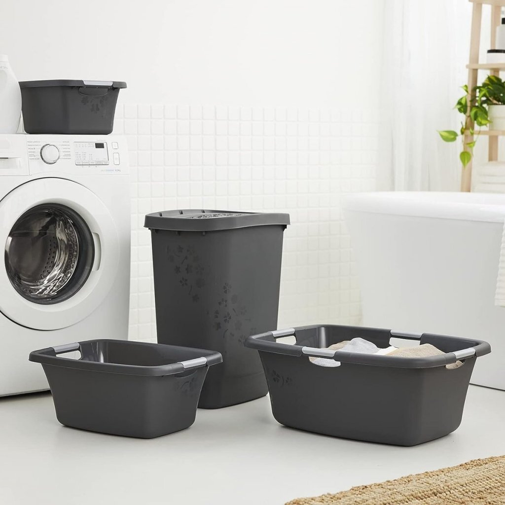Rotho Flowers Wasmand 12L Antraciet - Image 2