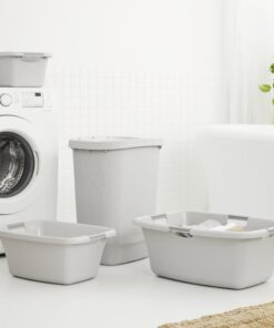 Alternative view of Rotho Flowers Wasmand 12L Cool Grey