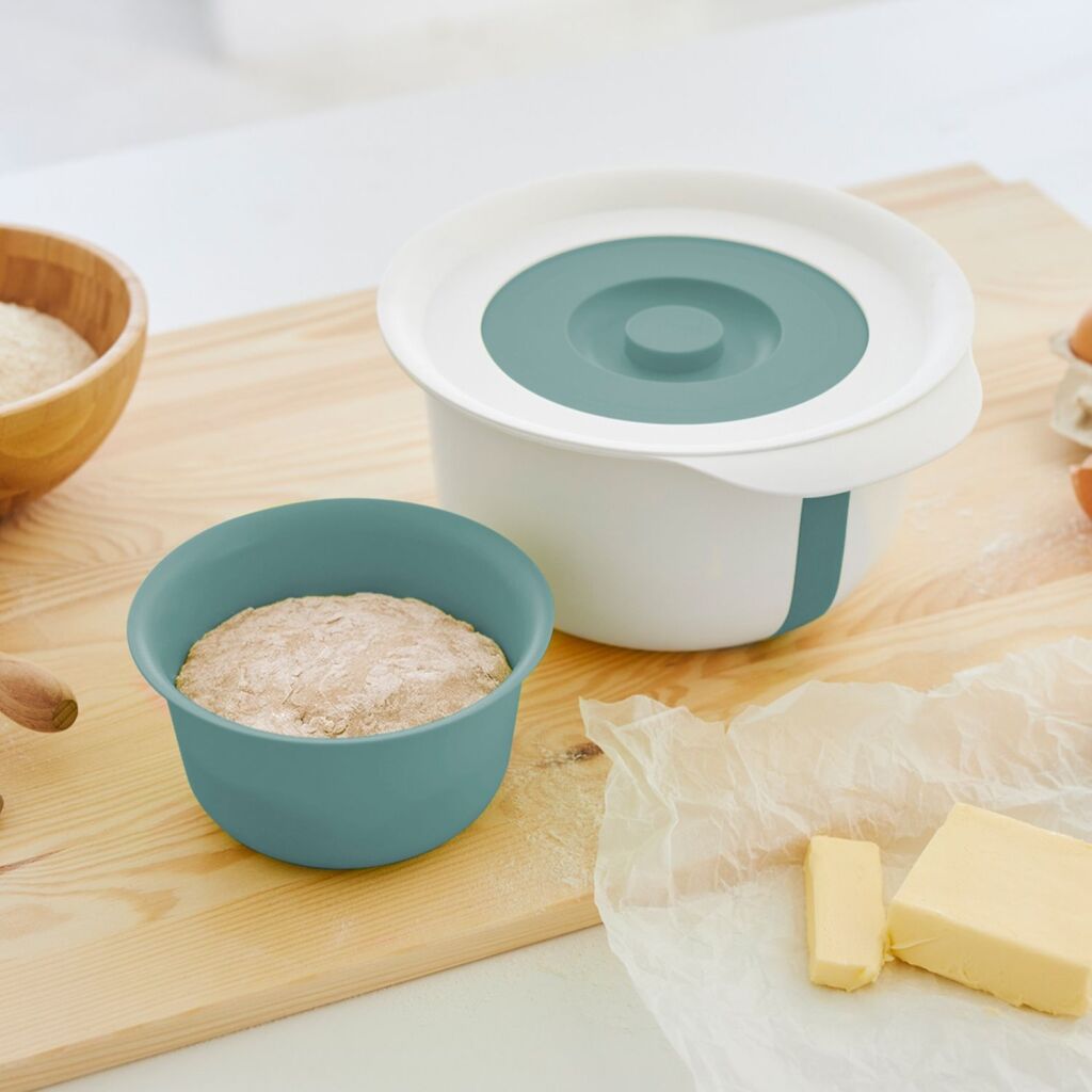 Rotho Fresh Beslagkom met Spatdeksel 4L Mistletoe Groen - Image 4