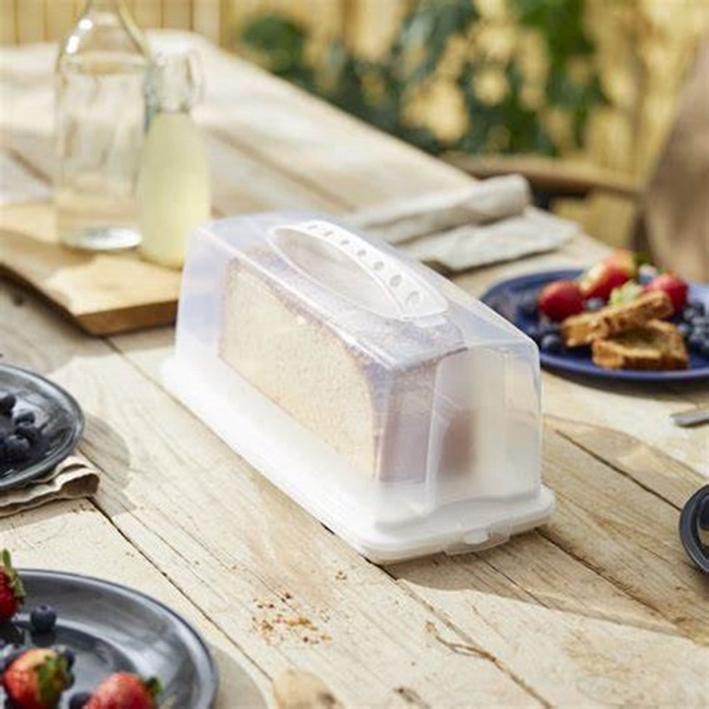 Rotho Fresh Cakedoos Rechthoek 36x16.5x16.5 cm Wit/Transparant - Image 2