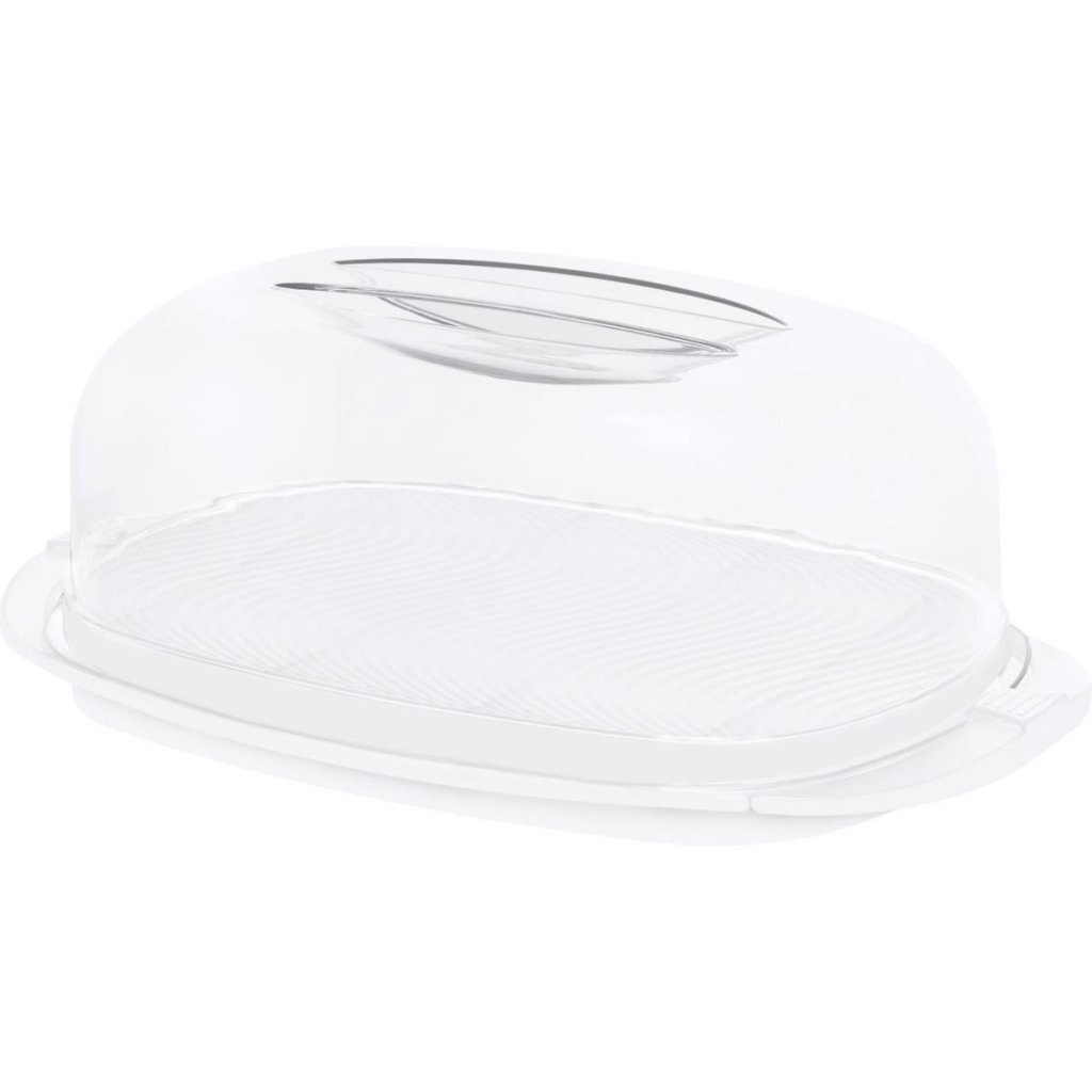 Rotho Fresh Kaasdoos 29x17x10.5 cm Wit/Transparant