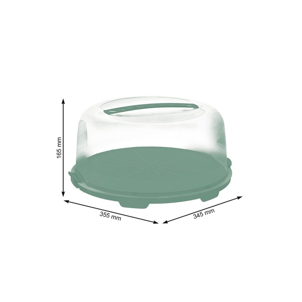 Rotho Fresh Taartdoos Hoog Mistletoe Groen - Image 3