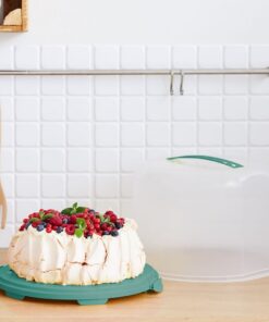 Alternative view of Rotho Fresh Taartdoos XL 35.5x34.5x26 cm Mistletoe Groen/Transparant