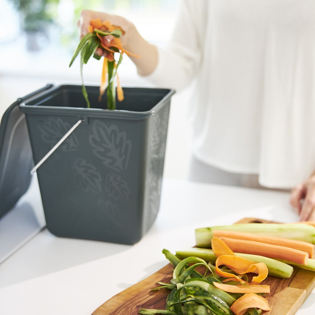 Rotho Groenafvalemmer 7L Donkergroen - Image 2