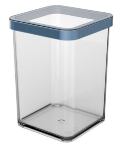 Rotho LOFT Bewaardoos 10x10x14.2 cm 1L Horizon Blauw/Transparant