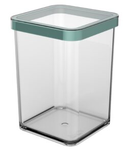 Rotho LOFT Bewaardoos 10x10x14.2 cm 1L Mistletoe Groen/Transparant