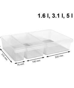 Alternative view of Rotho LOFT Koelkast Organizer Set 3-delig Transparant