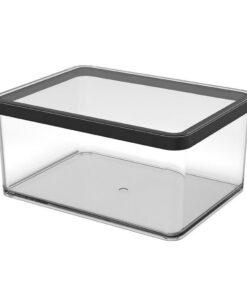 Rotho LOFT Opbergbakje 20x15x10 cm 2.25L Zwart/Transparant
