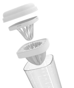 Alternative view of Rotho LOFT Shaker met Citruspers 1L Wit/Transparant