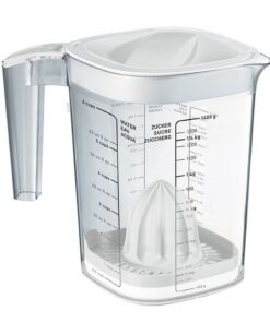 Rotho Loft Multipurpose Maatbeker 1.5L + Citruspers Wit/Transparant