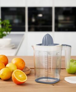 Alternative view of Rotho Loft Multipurpose Maatbeker + Citruspers 1.5L Horizon Blauw/Transparant