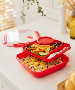 Alternative view of Rotho Memory Lunchbox Magnetron To Go Rood