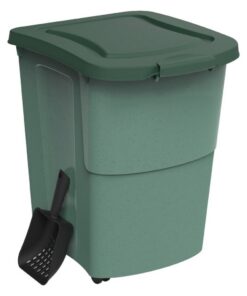 Rotho MyPet Food Container + Schep 38L Groen
