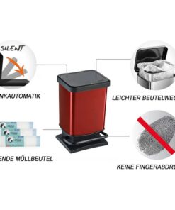 Alternative view of Rotho Paso Pedaalemmer 20L Rood Metallic