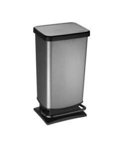 Rotho Paso Pedaalemmer 40L Carbon Metallic