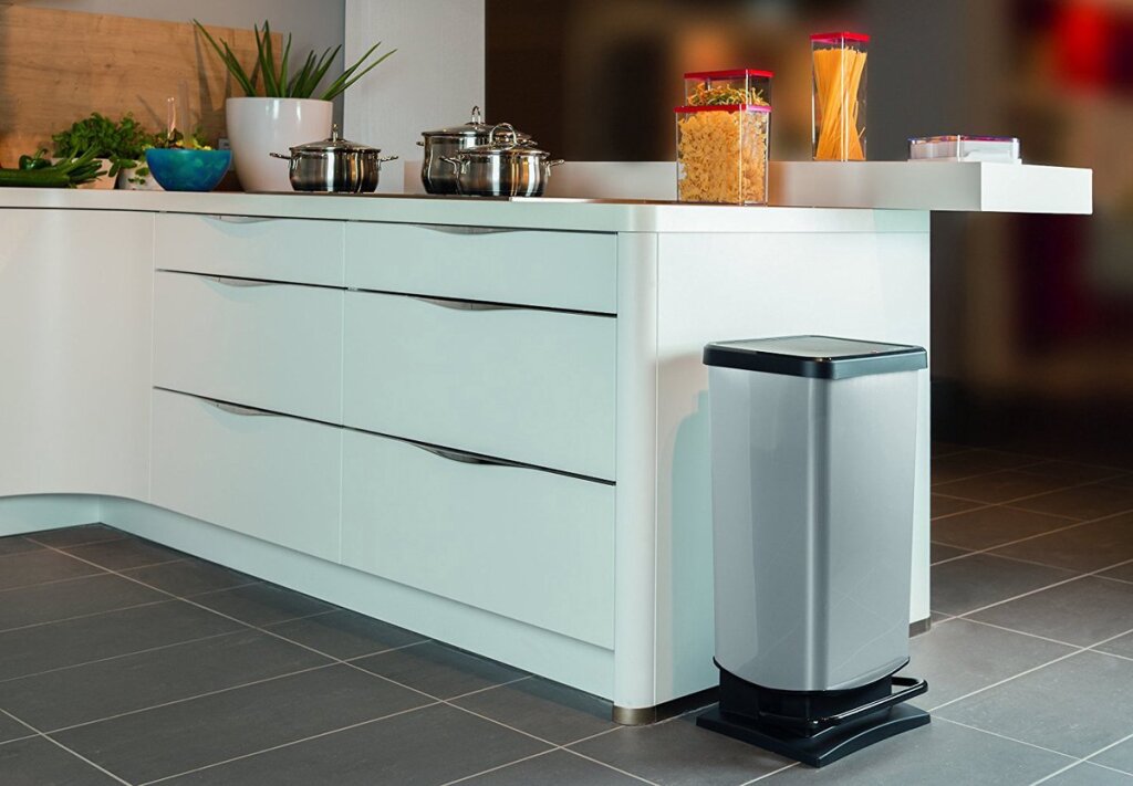 Rotho Paso Pedaalemmer 40L Zilver Metallic - Image 2