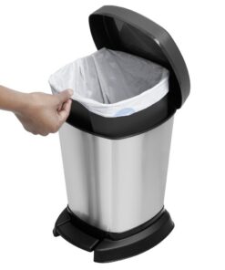 Alternative view of Rotho Paso Pedaalemmer 6L Zilver/Metallic