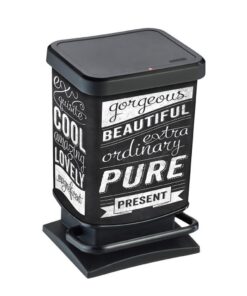 Rotho Paso Pedaalemmer Hipster 20L Zwart