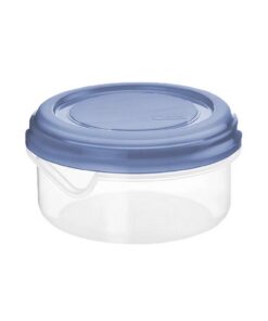 Rotho RONDO Koelkast Bewaardoos Rond 0.4L Horizon Blauw/Transparant