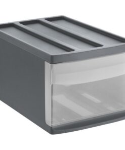 Rotho SYSTEMIX Design Ladekast 39.5x25.5x20.3 cm Antraciet