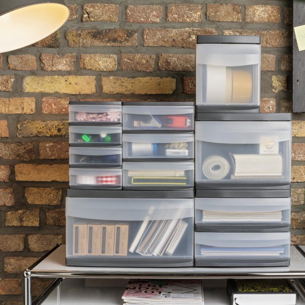 Rotho SYSTEMIX Design Ladekast met 2 Lades 39.5x25.5x20.3 cm Antraciet - Image 2