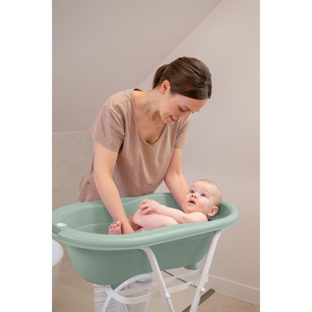 Rotho TILO Babybadje 76x44.5x22 cm Sage Green - Image 2