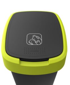 Alternative view of Rotho Twist Afvalbak 25L Lime/Antraciet