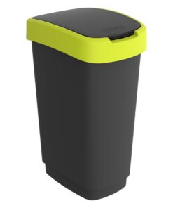 Rotho Twist Afvalbak 50L Lime/Antraciet