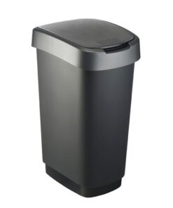 Rotho Twist Afvalbak 50L Zwart