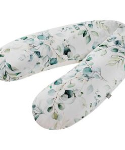 Rotho Voedingskussen Bladeren Motief 190x35 cm Groen/Wit