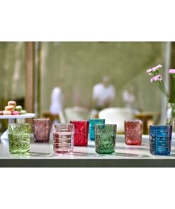 Alternative view of Royal Leerdam Match and Color Waterglazen 35 cl 4 Stuks Groen/Blauw