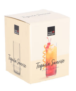 Royal Leerdam Tequila Sunrise Glazen 4 Stuks