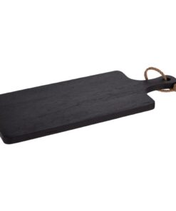 Rubberwood Snijplank 50x15x2 cm Zwart