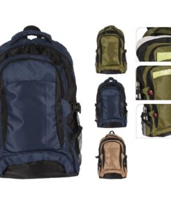 Rugzak 30L Bruin/Blauw/Groen Assorti