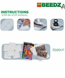 Alternative view of SES Creative Beedz Art Strijkkralen Paard Fantasie 45.5x30 cm 7000 Stuks