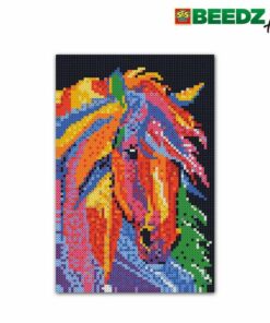 SES Creative Beedz Art Strijkkralen Paard Fantasie 45.5x30 cm 7000 Stuks