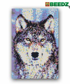 SES Creative Beedz Art Strijkkralen Wolf 45.5x30 cm 7000 Stuks