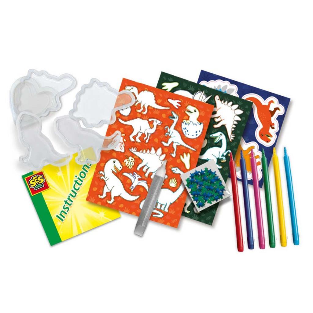 SES Creative Dino Stickers Maken - Image 2