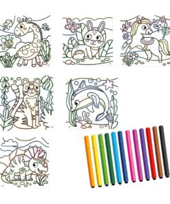 Alternative view of SES Creative Kleuren op Nummer Driehoek Grip Stiften